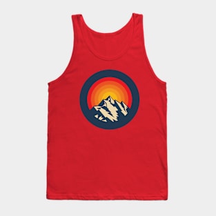 Mountains Nature Lovers Illustration Tank Top